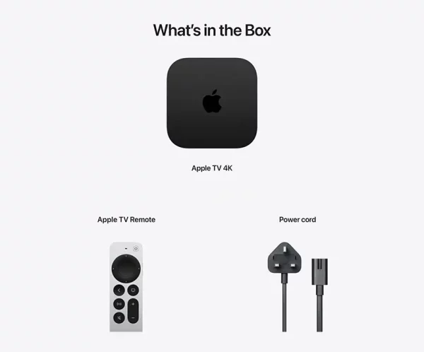 Apple TV 4K with Wi-Fi and Ethernet